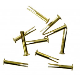 Brass Bifurcated Rivet  (100 Pack)