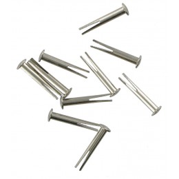 Chrome Bifurcated Rivet  (100 Pack)