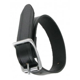 Black Leather Strap 12"