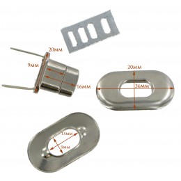 Nickel Turn Clasp