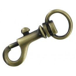 Antique Brass Trigger Hook 19mm