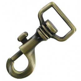 Antique Brass Trigger Hook 28mm