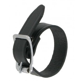 Black Leather Strap 8"