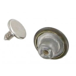 Small Antique Brass Jeans Button  (10 Pack)
