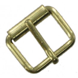 Brass Single Roller Buckle 20mm 