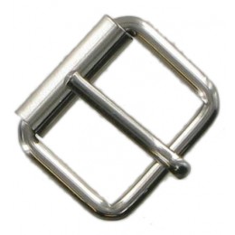 Nickel Plate Single Roller Buckle 20mm 