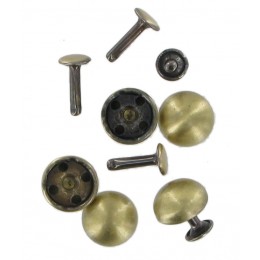 Antique Brass Domed Rivets  (5 Pack)