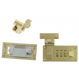 Brass Combi-Lock Set (Screwfit)