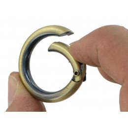Small Antique Brass Springate Ring
