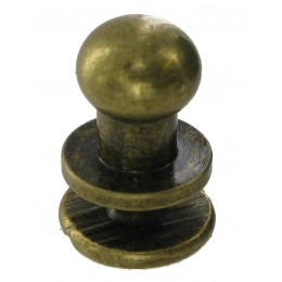Antique Brass Sam Brown Stud  (10 Pack)
