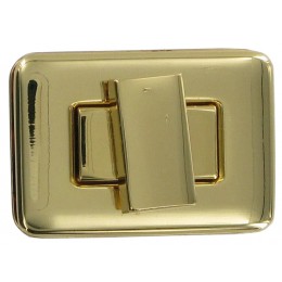 Brass Plate Turn Clasp