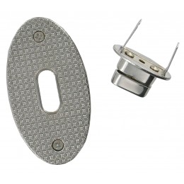 Nickel Plate Turn Clasp