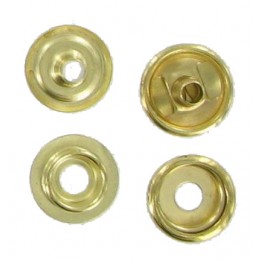 Brass Duradot Press Stud  (10 Pack)