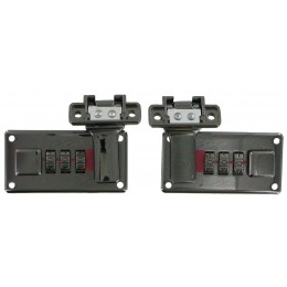 Gun Metal Combi-Lock Set