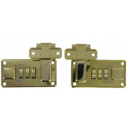 Large Brass Franzen Combi-Lock Set