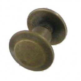 Antique Brass Screw Stud  (10 Pack)