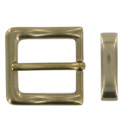 Cast Brass 35mm Single Buckle and Loop