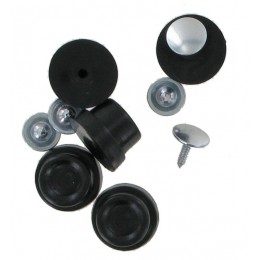 Black Nylon Base Stud (5 Pack)