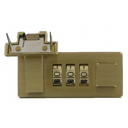 Brass Spiked Combi-Lock Set 