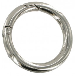 Large Nickel Springate Ring