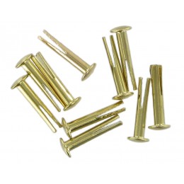 Brass Bifurcated Rivet  (100 Pack)