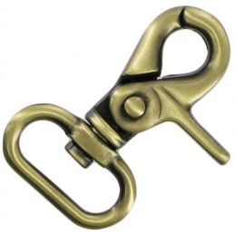 Antique Brass Trigger Hook 25mm