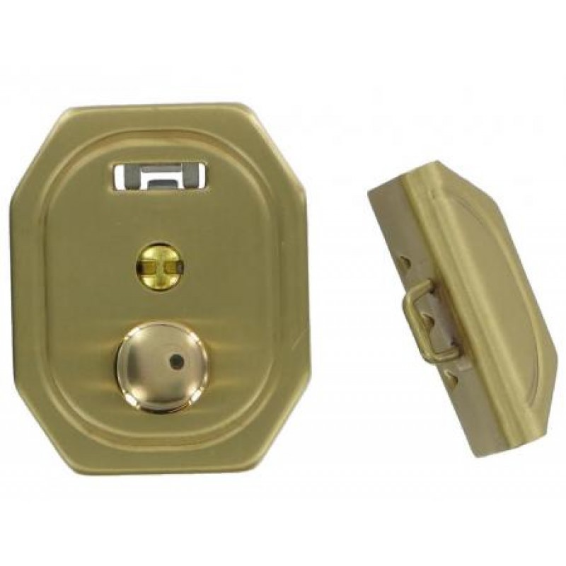 Hasp and lock separated