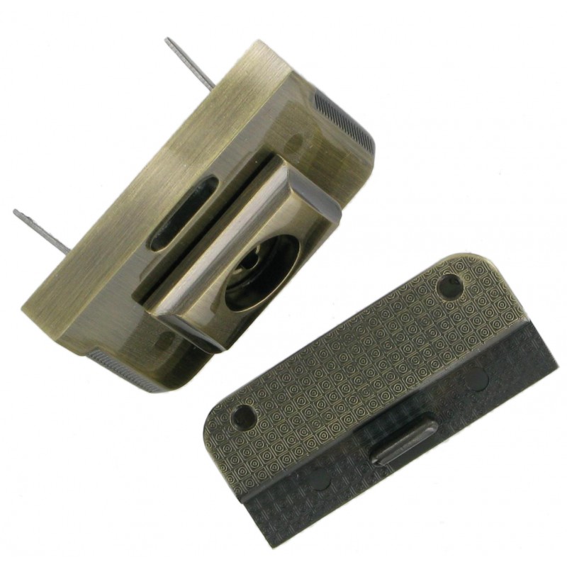 Hasp and lock separated