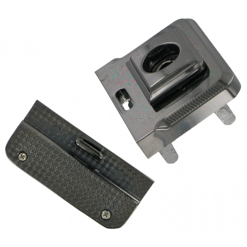 Hasp and lock separated