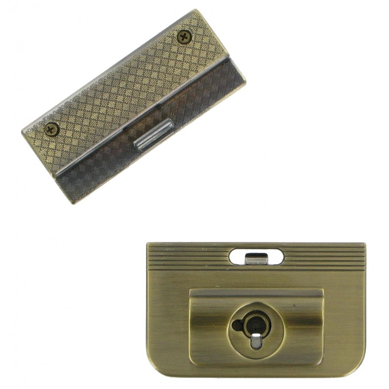 Hasp and lock separated
