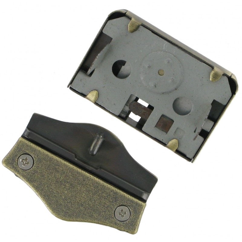 Hasp and lock separated