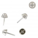 Chrome Base Stud (5 Pack)
