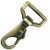 Antique Brass Snap Hook 27mm