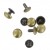 Antique Brass Domed Rivets (5 Pack)