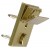 Brushed Brass Key-Lock