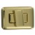 Brass Plate Turn Clasp