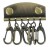 Antique Brass Key Bar