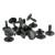 Black Tubular Rivet  (100 Pack)