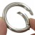 Large Nickel Springate Ring