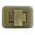 Antique Brass Plate Turn Clasp
