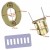 Brass Plate Turn Clasp